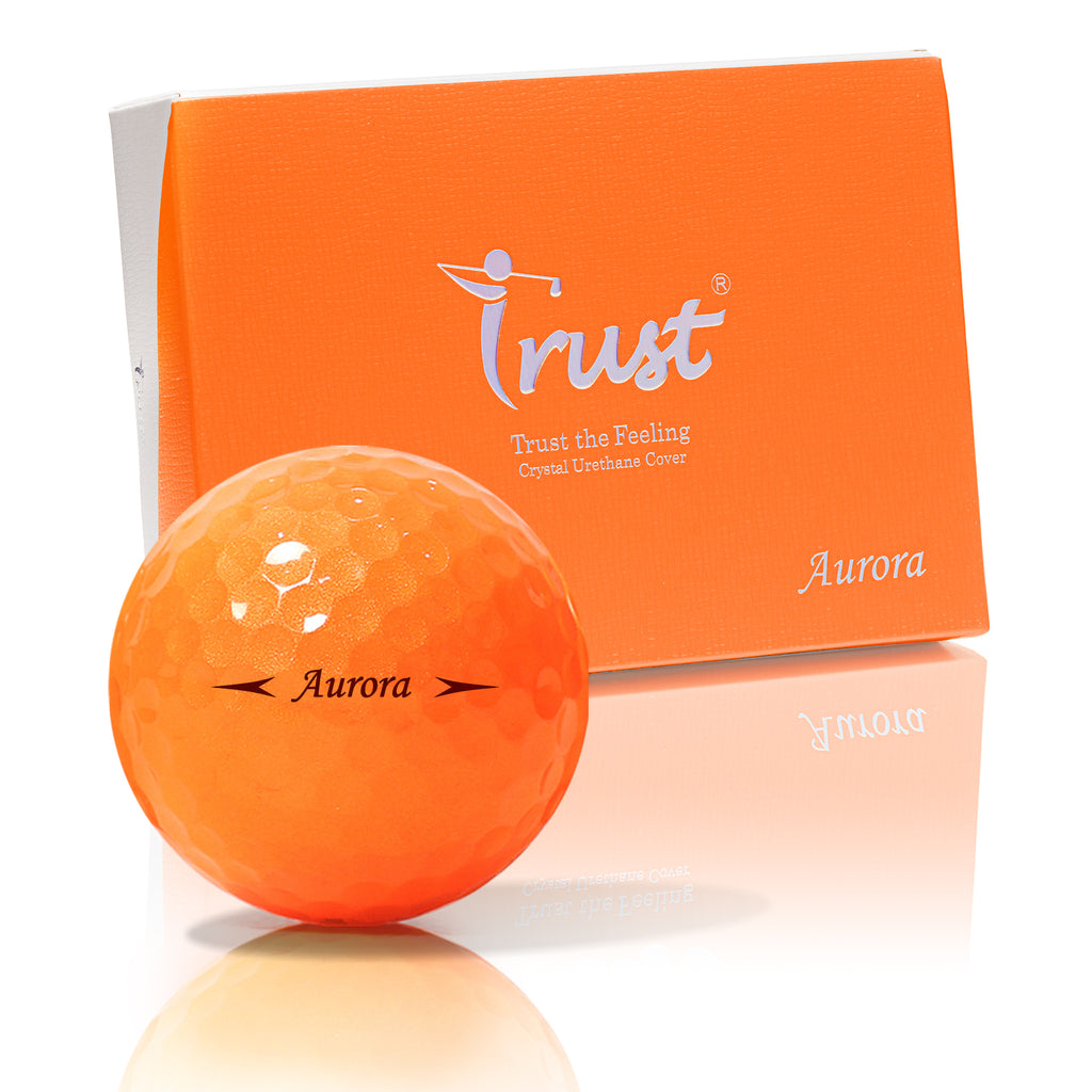 Trust Aurora: Crystal Urethane Covered with K9 Dynamic Core Golf Ball