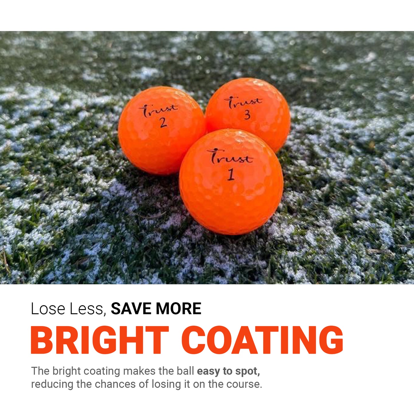 Trust Panther: 2-pc Urethane Golf Ball For Breaking 100